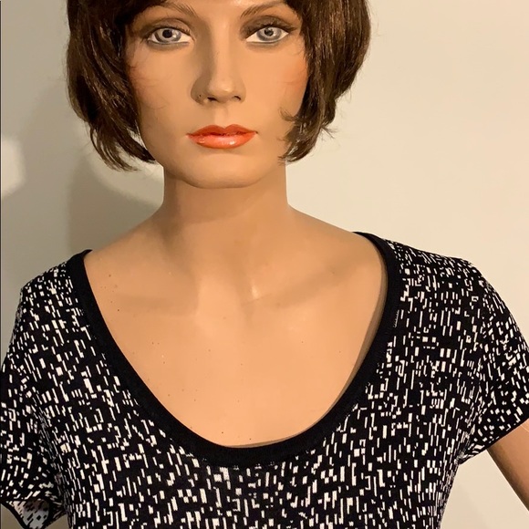 Black and white knit dress - Picture 2 of 8